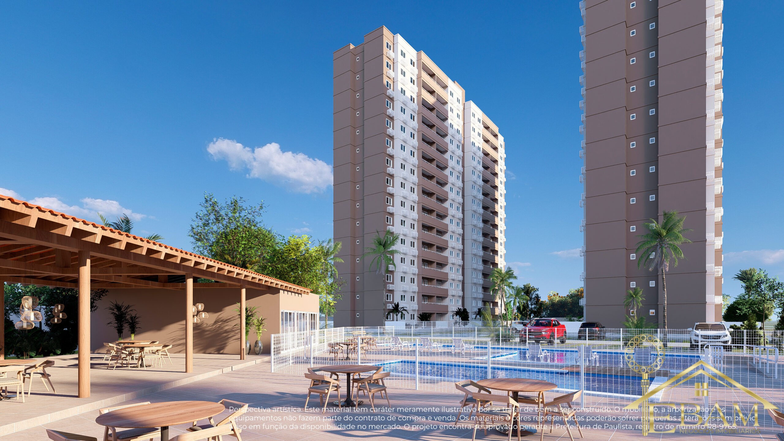 BELA VISTA LIVING: 2 quartos com suíte e varanda — 50,84m² em Bairro Jaguaribe