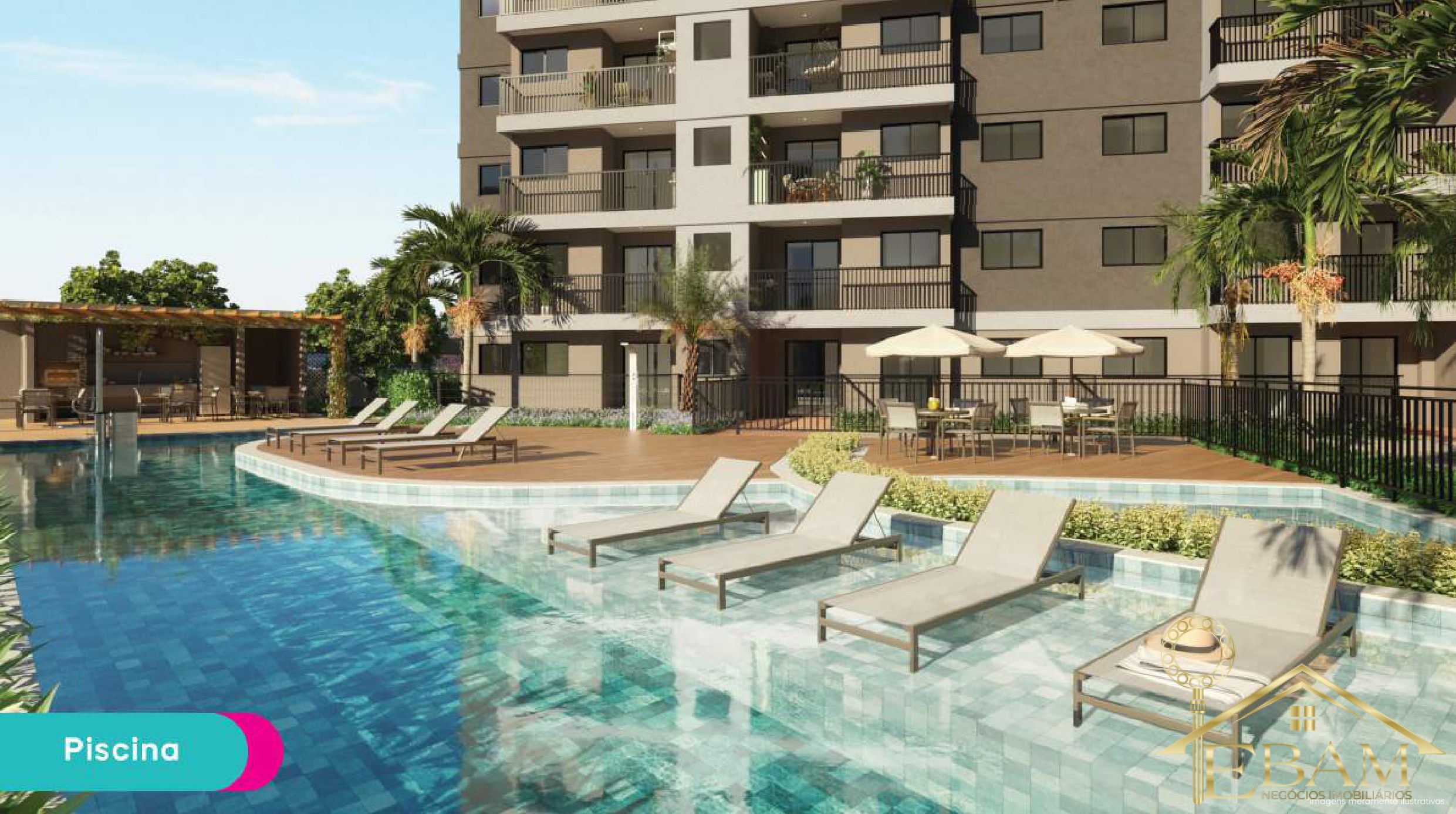 Mood Aurora — Viva conectado ao melhor do Recife — Term. 04 e 05: 90,79 m², sendo 55,70 m² coberto + 35,09 m² garden